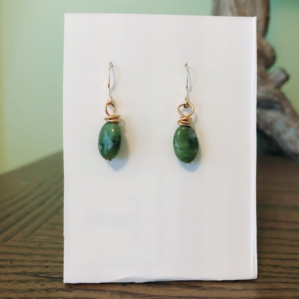 Emerald Stone Earrings